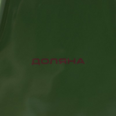 Блюдо сервировочное Доляна «Лист», 25.8×24.7 см, зелёное