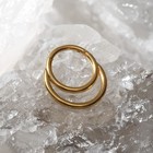 Пирсинг в нос (кликер) «Дуги», d=8 мм, цвет золото - Фото 2