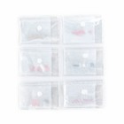 Пенал школьный, плоский, ПВХ, на кнопке, МИКС - Фото 4