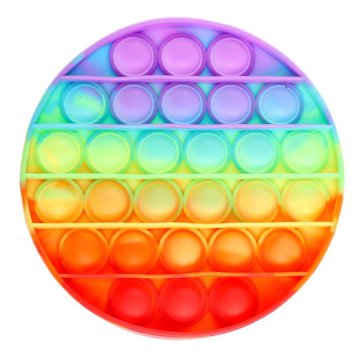 Развивающая игрушка «Вечная пупырка», круг, трехцветный, МИКС - Фото 1