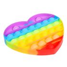 Антистресс игрушка «Вечная пупырка», сердце, радуга - Фото 2