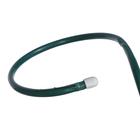 УЦЕНКА Кустодержатель для цветов, d=20 см, h=90 см, ножка d=1 см, металл, зелёный - Фото 4