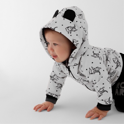 Костюм для мальчика (толстовка, брюки) «Крошка Я» Stylish boy, рост 74-80 см