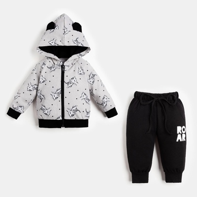 Костюм для мальчика (толстовка, брюки) «Крошка Я» Stylish boy, рост 74-80 см