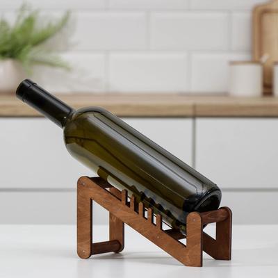 Стойка для вина - держатель винных бутылок из дерева ручной работы