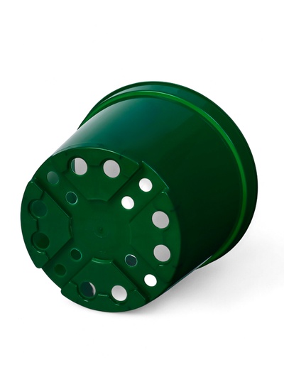 Горшок для рассады, 5 л, d=22 см, h=18 см, пластик, МИКС, Greengo