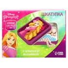 Алмазная мозаика на шкатулке с частичным заполнением для детей «Принцессы», 12 х 9 х 4 см - Фото 8