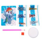 Алмазная вышивка на шкатулке, 12 х 9 х 4 см «Рейнбоу Деш», My Little Pony - Фото 2