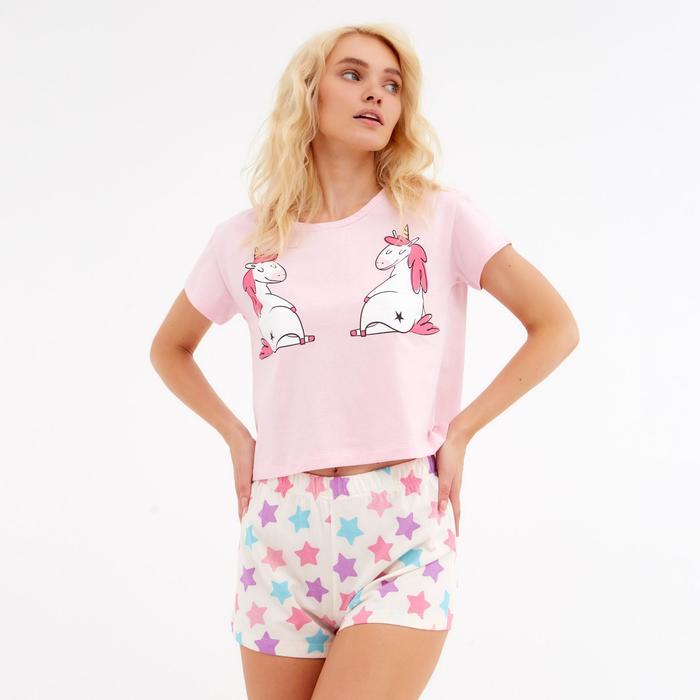 Пижама женская KAFTAN "Unicorns" р. 40-42 - Фото 1