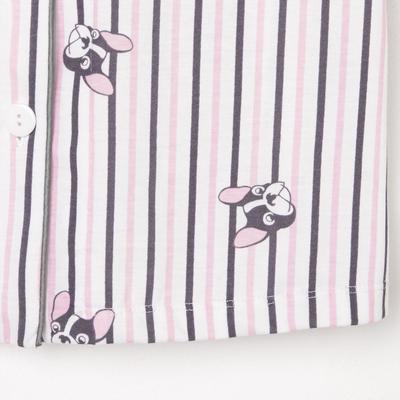Пижама женская (рубашка, шорты) KAFTAN Dogs, размер 52-54