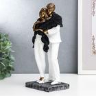 Фигурка полистоун «Влюблённые в белой одежде, укрытые шарфом», 25.5×9×11.5 см - Фото 4