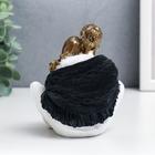 Фигурка полистоун «Влюблённые в белой одежде, нежность и объятия», 12×10.5×12 см - Фото 3