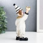 Фигурка полистоун «Клоун с сердцем в руке», чёрно-белый с золотом, 17.5×4.5×9.5 см - Фото 2