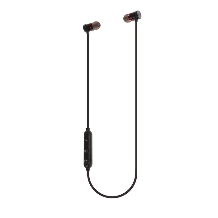 УЦЕНКА Наушники беспроводные LuazON VBT 1.6, вакуумные, 90 мАч, на магнитах, корпус металл - Фото 1