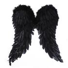 Крылья «Ангел», 50 × 40, цвет чёрный - фото 108502713