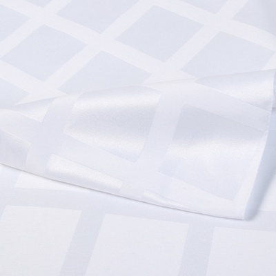 Скатерть «Этель» Geometry, 150×300±3 см, 192 г/м², хлопок с ВГМО, белая