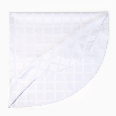 Скатерть «Этель» Geometry, 150×300±3 см, 192 г/м², хлопок с ВГМО, белая