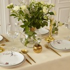 Скатерть Этель Cozy 150*250 +/-3см, цв.молочный, пл. 192 г/м2, хл с ВГМО - фото 30828842