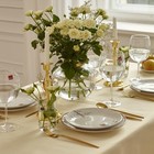 Скатерть Этель Cozy 150*250 +/-3см, цв.молочный, пл. 192 г/м2, хл с ВГМО - фото 30828839