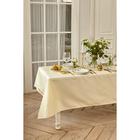 Скатерть «Этель» Elegance, 150×180 +/-3 см, молочная, пл. 192 г/м², хлопок с ВГМО - фото 46418271