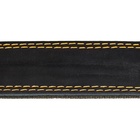 Ошейник комбинированный кожа/брезент, 83×4.5 см, ОШ 50-70 см, чёрный - Фото 6