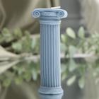 Свеча декоративная «Колонна», серая, 9.6×3.8 см 5278257