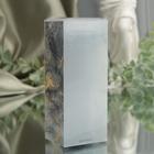 Свеча декоративная «Колонна», серая, 9.6×3.8 см 5278257