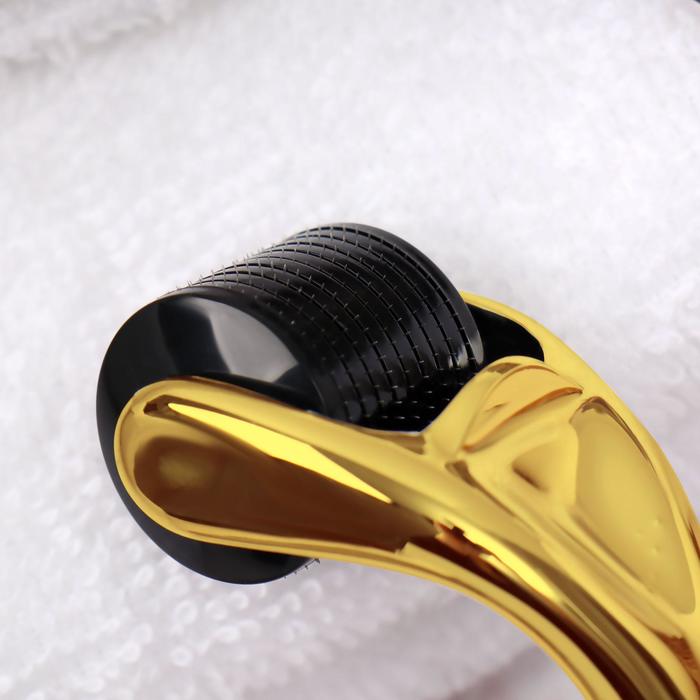 Мезороллер универсальный, 540 игл, 0,5 мм, цвет золотистый 23116