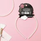 Ободок для волос «Мечтай» жемчужный - Фото 2