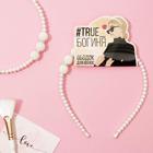 Ободок для волос «Богиня» жемчужный - Фото 5