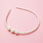 Ободок для волос «Богиня» жемчужный - Фото 3