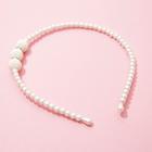 Ободок для волос «Богиня» жемчужный - Фото 4