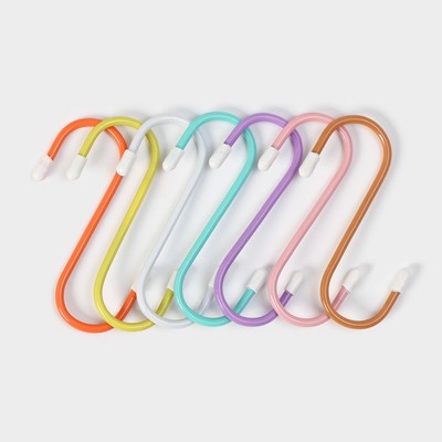 Набор крючков для рейлинга, 7 см, d=2.3 см, 7 шт., МИКС