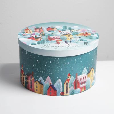 Коробка подарочная «Снежная», 25 х 25 х 15 см, Новый год