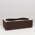 Когтеточка-лежанка Корнерс, 77 х 37 х 22 см, белая - Фото 3