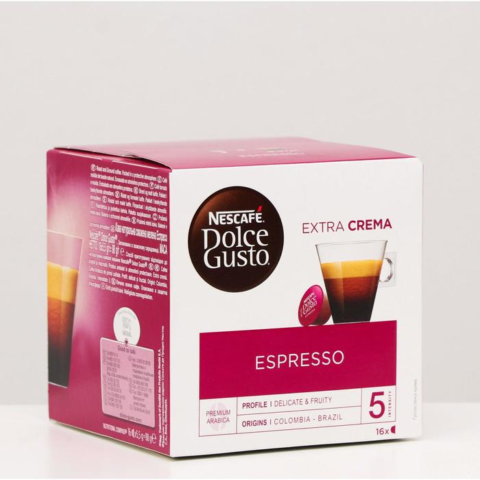 Кофе в капсулах NESCAFÉ Dolce Gusto extra crem,  16 капсул, 88 г - Фото 1