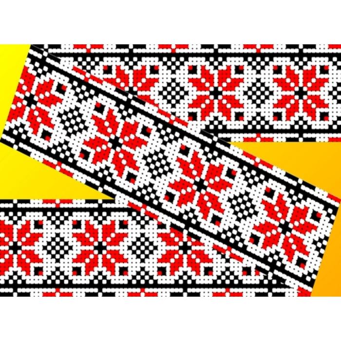 Схема на водорастворимом флизелине