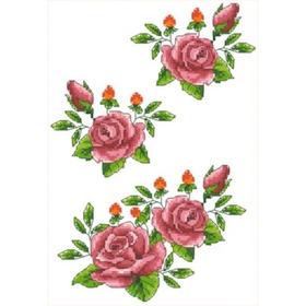 

Схема на водорастворимом флизелине