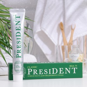 Зубная паста President Classic, 75 RDA, 75 мл