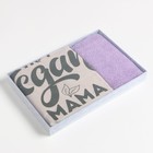 Подарочный набор «Этель» Vegan mama: фартук 70×60 см, полотенце 30×60 см, 100% хлопок - Фото 8