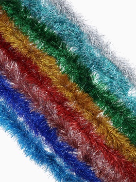 Мишура новогодняя «Норка» голографическая, d=10 см, L- 200 см, МИКС 7074553