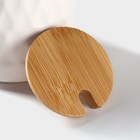 Набор для специй и соусов BellaTenero, 5 предметов: 2 соусника 200 мл, сахарница 360 мл, солонка 120 мл, перечница 120 мл, на бамбуковой подставке, керамика, белый - Фото 13