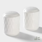 Набор для специй и соусов BellaTenero, 5 предметов: 2 соусника 200 мл, сахарница 360 мл, солонка 120 мл, перечница 120 мл, на бамбуковой подставке, керамика, белый - Фото 3