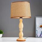 Лампа настольная 16628/1BE E14 40Вт бежевый 25х25х48 см RISALUX - фото 21300202