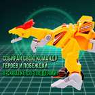 Робот с трансформацией «Динобот», световые и звуковые эффекты, цвета жёлтый - Фото 4