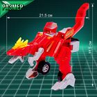 Робот с трансформацией «Динобот», световые и звуковые эффекты, цвета красный - фото 6436208