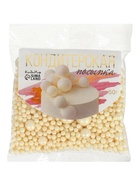 Кондитерская посыпка с мягким центром «Жемчуг», белоснежная, 50 г - Фото 1