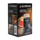 Кофемолка Endever Costa-1052, электрическая, ножевая, 200 Вт, 70 г, черная - фото 9871767