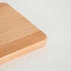 Доска разделочная и сервировочная  деревянная "ПРОППМЭТТ", бук, 30x15 см - Фото 2