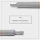 Скалка деревянная Adelica «Для Профи», с вращающейся ручкой, 60×6 см, бук - Фото 3